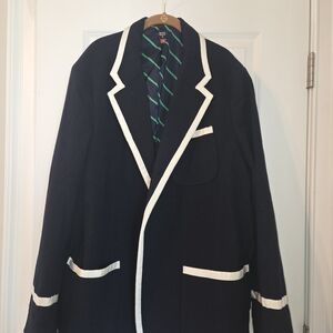 Rowing Blazers Dark Blue Blazer with White Accents